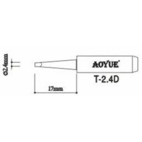 AOYUE T2,4D Repuesto punta soldador