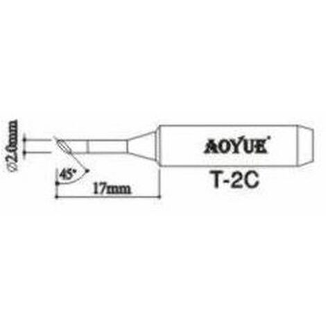 AOYUE T2C repuesto punta soldador