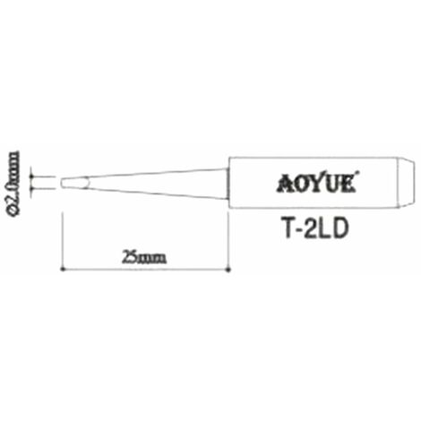 AOYUE T2LD Repuesto punta soldador