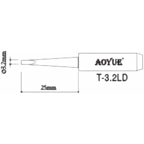 AOYUE T3,2LD repuesto punta soldador