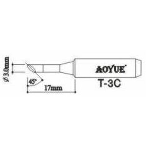 AOYUE T3C Repuesto punta soldador