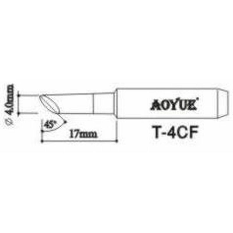 

T4CF repuesto punta soldador - Aoyue