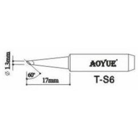 AOYUE TS6 Repuesto punta soldador