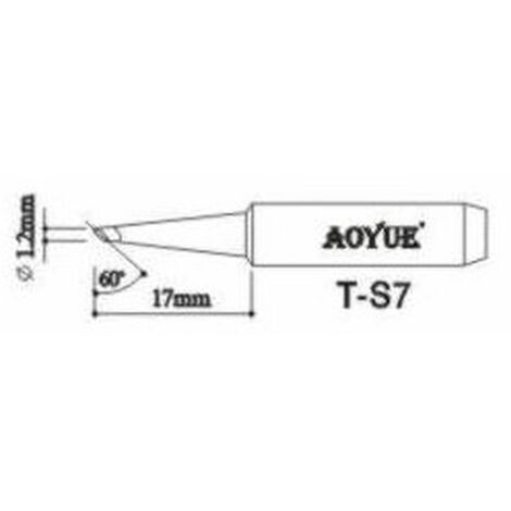 AOYUE TS7 Repuesto punta soldador