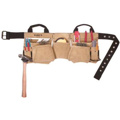 AP-622A Carpenter's Apron Split Grain Leather