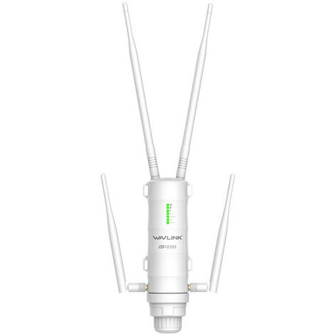 AP / Répéteur / Routeur Wi-Fi – Wavlink AC1200 - Double bande 2,4/5 GHz PoE Extérieur, 2.4G et 5G jusqu’à 1200Mbps, vitesse bi-bande jusqu’à 2.4GHz 300Mbps, 5GHz 867Mbps