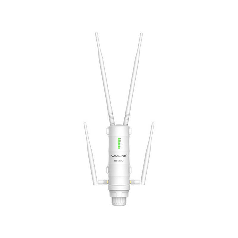 Ap / Répéteur / Routeur Wi-Fi – Wavlink AC1200 - Double bande 2,4/5 GHz PoE Extérieur, 2.4G et 5G jusqu'à 1200Mbps, vitesse bi-bande jusqu'à 2.4GHz