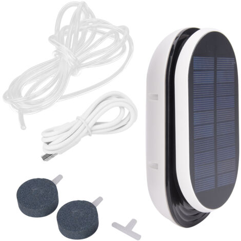 AP007 – pompe à Air solaire à 3 niveaux, oxygénateur Portable, aérateur pour Aquariums/aquariums