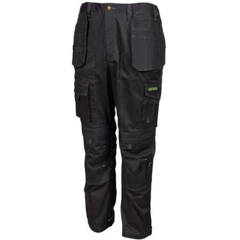 Apache APKHT Two Black Holster Trousers for Men, Size 32 Waist, 31-Inch Leg, Durable Workwear Pants