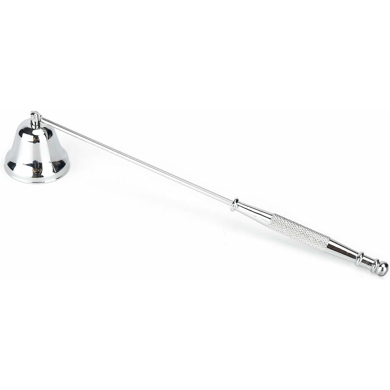 

Apagavelas accesorio para velas Apaga mecha con mango largo para apagar el fuego, apagar la llama de la vela de forma segura (plata) - Litzee