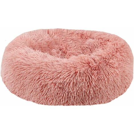 Apaisant Panier Chat Lit Panier pour Animal Domestique pour Chats et Petits Chiens Coussin pour lit de Chat Lit Donut Chien Convient 40 cm (Lot de 1)Bean Paste
