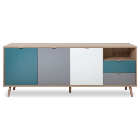 Aparador 180 x 40 cm multicolor - Alcamo