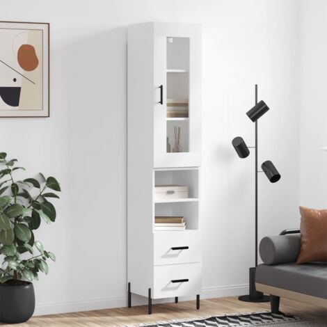 Aparador alto madera contrachapada  34,5x34x180 cm