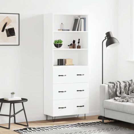 Aparador alto madera contrachapada  69,5x34x180 cm