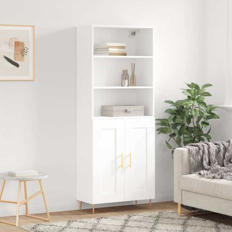 Aparador alto madera contrachapada  69,5x34x180 cm