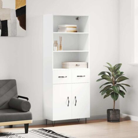 Aparador alto madera contrachapada  69,5x34x180 cm
