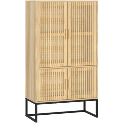 Aparador alto madera contrachapada 70x35x125 cm vidaXL