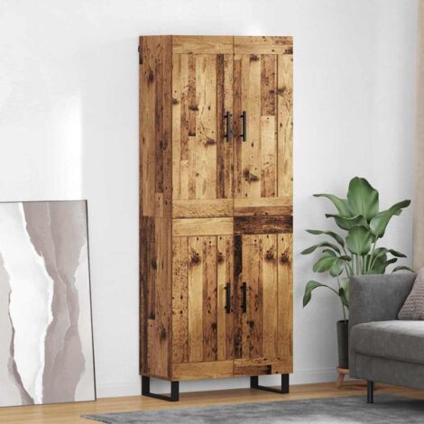 Aparador alto Madera vieja 69,5 x 34 x 180 cm