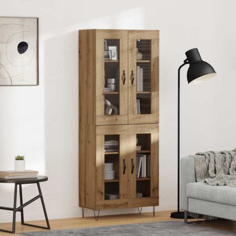 Aparador alto Roble artesanal 69,5 x 34 x 180 cm