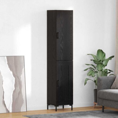 Aparador alto Roble Negro 34,5 x 34 x 180 cm