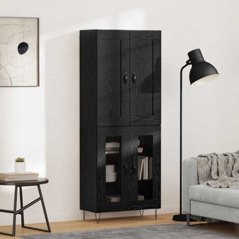 Aparador alto Roble Negro 69,5 x 34 x 180 cm