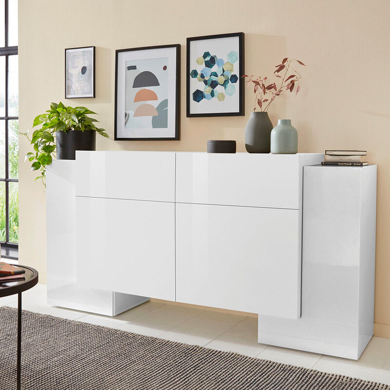 

Aparador aparador 4 puertas 2 cajones 170cm diseño moderno Pillon Kaip