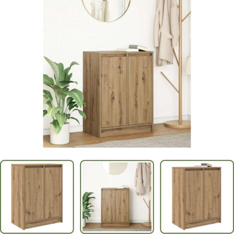 Aparador - Aparador Artisan Roble 57x34x76 cm Madera de ingeniería