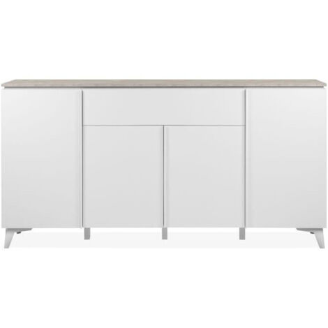 Aparador Bertrix 4 Puertas 177X92X40 Blanco