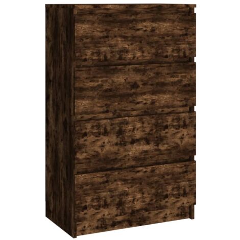 Aparador cómoda cómoda armario mueble organizador cocina salón salón 60 x 35 x 98,5 cm madera contrachapada marrón 020030998