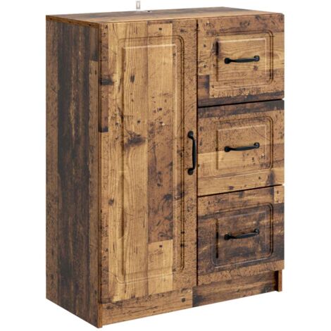 Aparador con cajón Madera envejecida 66 x 34,5 x 87 cm