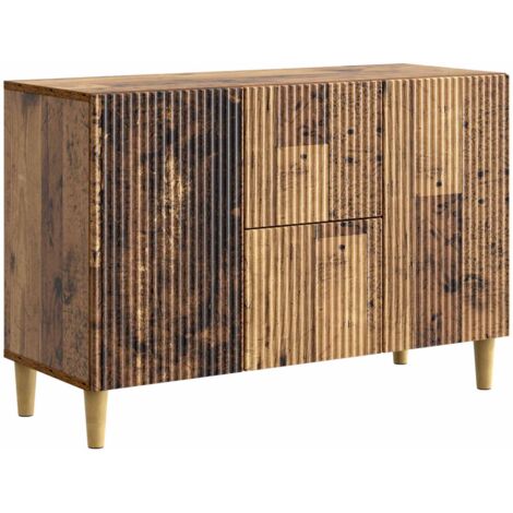 Aparador con cajón Madera envejecida 89 x 34,5 x 60 cm
