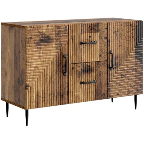 Aparador con cajón Madera envejecida 89 x 34,5 x 60 cm