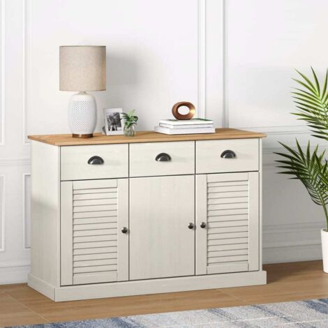 Aparador con cajones VIGO madera maciza pino  113x40x75cm