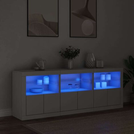 Aparador con luces LED  181,5x37x67 cm