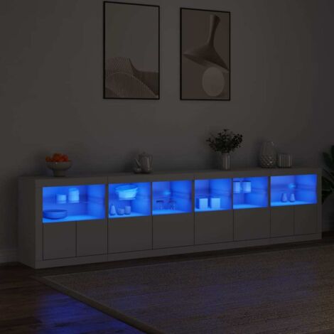 Aparador con luces LED  283x37x67 cm