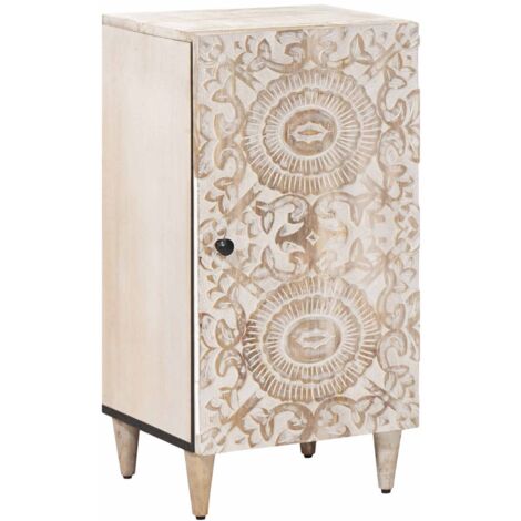 Aparador con puerta 40 x 33,5 x 75 cm Madera de mango maciza