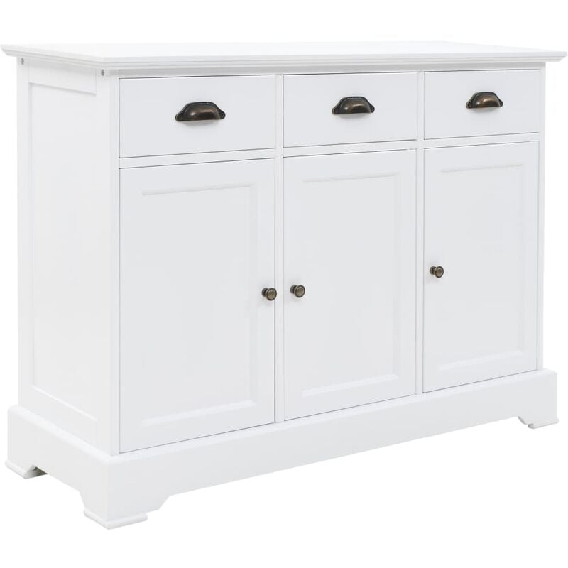 

Aparador de 3 puertas MDF y madera de pino 105x35x77,5 cm