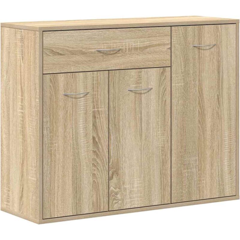 

vidaXL Aparador de Aglomerado 88x30x70 cm Color Roble Sonoma - Marrón