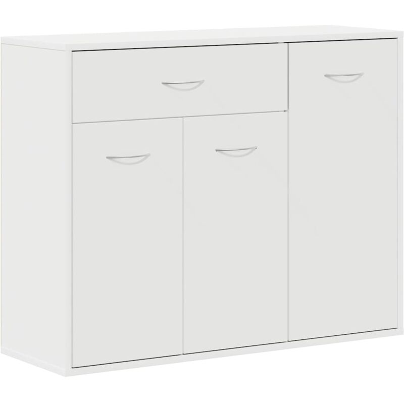 

vidaXL Aparador de Aglomerado 88x30x70 cm Blanco - Blanco
