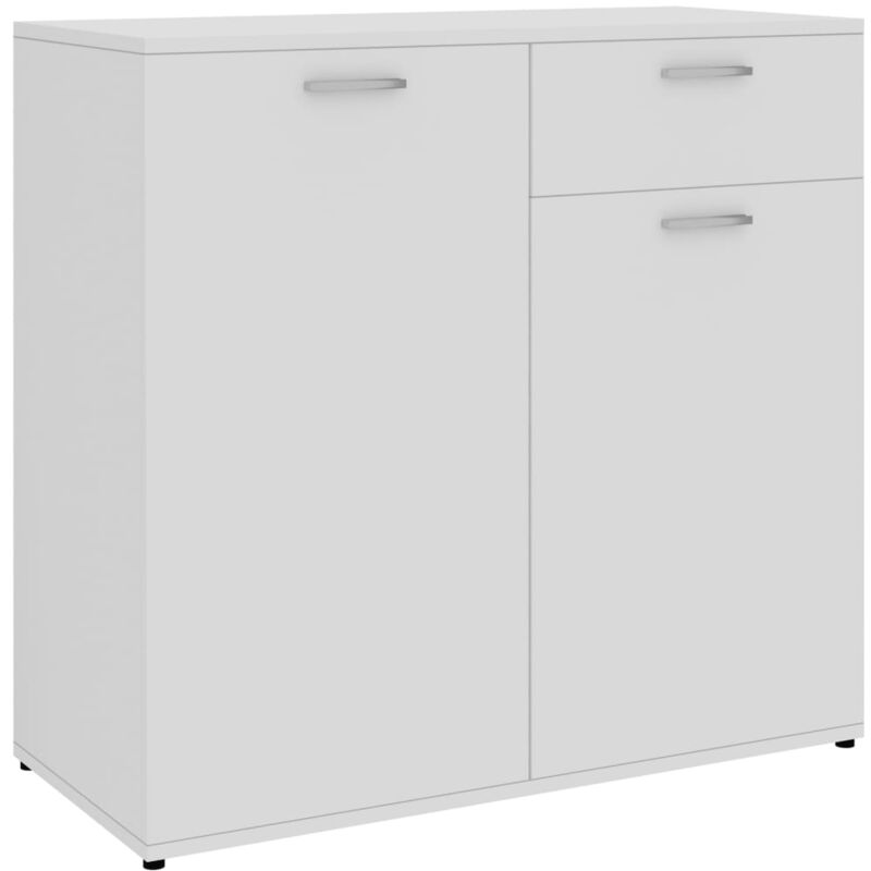 

vidaXL Aparador de Aglomerado Blanco 80x36x75 cm - Blanco