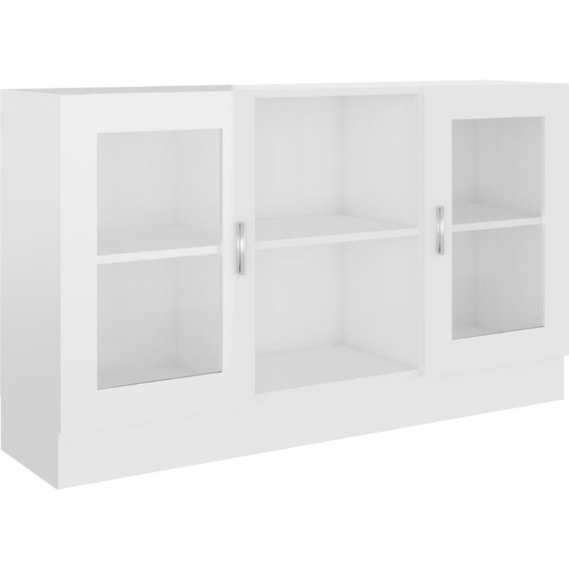 

Vidaxl - Vitrina de Aglomerado 120x30,5x70 cm Blanco Brillante - Blanco