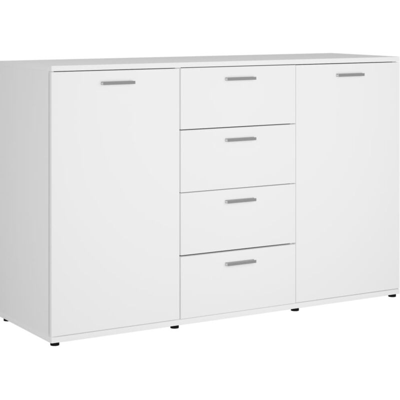 

vidaXL Aparador de Aglomerado 120x35,5x75 cm Blanco - Blanco