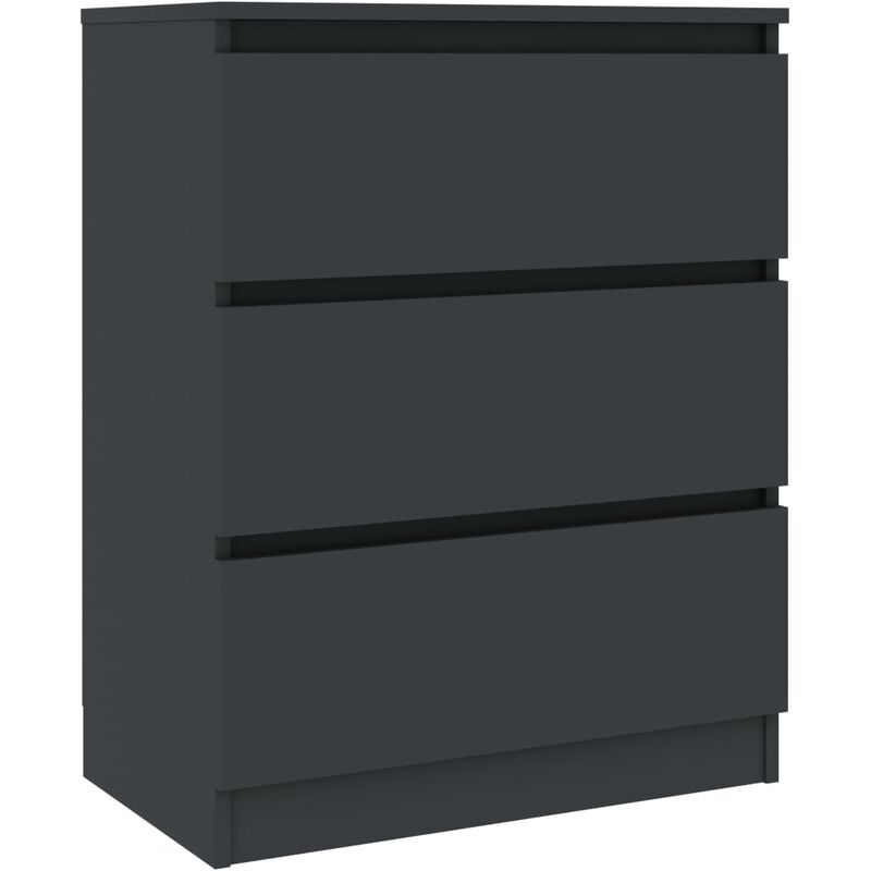 

Aparador de Aglomerado 60x33,5x76 cm Gris - Gris - Vidaxl