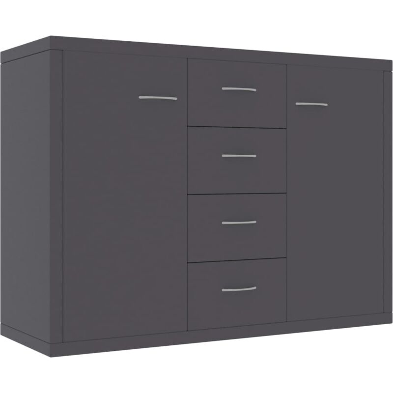 

vidaXL Aparador de Aglomerado 88x30x65 cm Gris - Gris