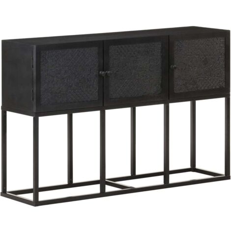 Aparador de comedor  Armario de cocina Mueble Aparador de madera maciza de mango 115x30x76 cm BHU55748 MaisonChic