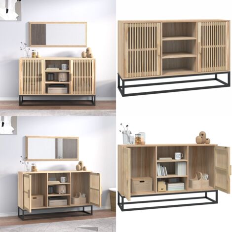 Aparador de madera contrachapada 105x30x65 cm - Almacenamiento - Mueble de madera
