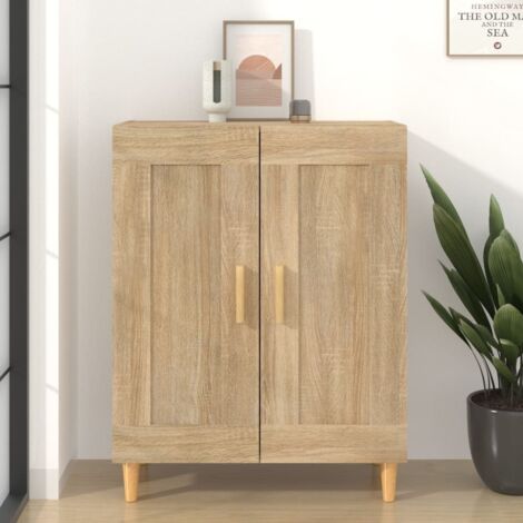 Aparador de madera contrachapada roble  69,5x34x90 cm
