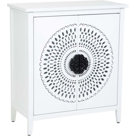 Aparador de madera de 2 puertas  78x38x87