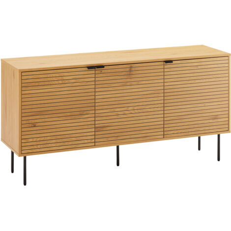 Aparador de madera de 3 puertas 150cm STINNA