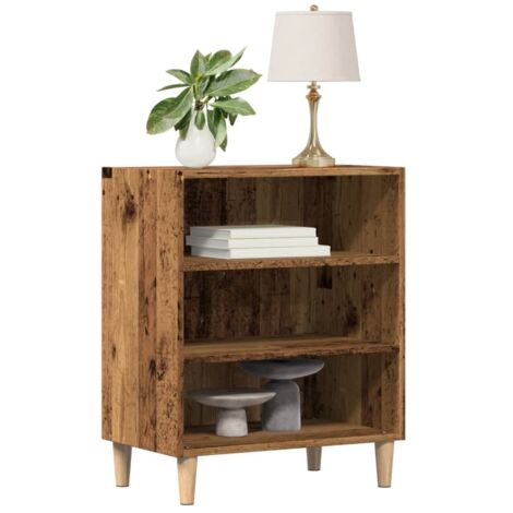 Aparador de madera de ingeniería envejecida 57x35x75 cm vidaXL